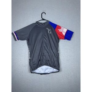 Grasshopper Adventures Cycling Jersey Mens Medium Cambodia Angkor Wat Bike Shirt